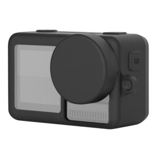 AMZER Silicone Protective Case with Lens Cover & Lanyards for DJI Osmo
