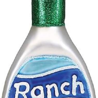 Ranch Dressing Blown Glass 2020 Unique Christmas Ornaments for Christmas Tree Decorations