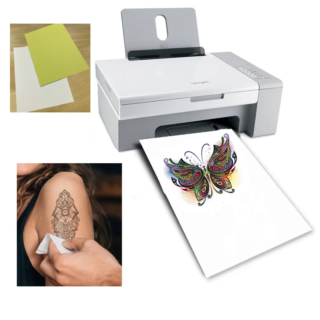 A4 Art Tattoos Paper DIY Waterproof Temporary Tattoo Sticker Skin Paper Inkjet Laser Printing Printers for Tatoo Men Children